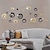 cheap Wall Stickers-24pcs/set Hollow Design Mirror Wall Sticker Modern Plastic Hollow Out Round Shaped Decorative Mirror For Home Decoration