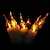 baratos Iluminação de Acessórios de Halloween-6 peças de velas brancas pontiagudas macias perfeitas para decorações de halloween e natal velas longas com pontos de rasgo mesa decorativa e luzes da sala de estar