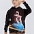 tanie chłopięce bluzy z kapturem 3D-Dla chłopców 3D Graficzny Astronauta Bluza z Kapturem Długi rękaw Druk 3D Wiosna Jesień Zima Moda Moda miejska Wzór 3D Poliester Dzieci 3-12 lat Na zewnątrz Codzienny Regularny