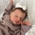 levne Realistické panenky-Velikost novorozence 19 palců již hotová reborn panenka laura 3D ručně malovaná kůže s viditelnými žilkami