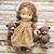 tanie Lalki-lalka waldorf lalka artystka ręcznie robiona mini lalka do przebierania diy prezent na halloween