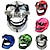 voordelige Halloween Masker en Rekwisieten-Halloween motorfiets schedel masker schedel skelet vizier met verstelbare skelethelmen motorfiets voor jongeren