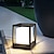 tanie kinkiety zewnętrzne-Zewnętrzna lampa słupkowa ip65 wodoodporna latarnia oprawa oświetleniowa czarne aluminium 20cm zewnętrzna lampa słupkowa na podjazd podwórko patio w ogrodzie