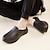 cheap Men&#039;s Slippers &amp; Flip-Flops-Men&#039;s Clogs &amp; Mules Slippers Half Shoes Vintage Classic Casual Home Daily EVA Waterproof Comfortable Slip Resistant Loafer Black Brown Summer Fall
