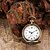abordables MONTRE DE POCHE-Montre de poche vintage classique avec chaîne steampunk bronze pendentif horloge pirate crâne montres de poche cadeaux uniques décoration d&#039;halloween