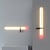Недорогие Настенные светильники-Длинный настенный светильник 23 &quot;/35&quot; современный светодиодный фоновый настенный светильник для гостиной, спальни, прикроватный, металлический настенный светильник для внутреннего освещения, бра