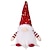 economico Luci decorative-Nano Peluche Gnomo di Natale Accensione / Spegnimento Natale Capodanno Batterie AAA alimentate 1 pc