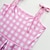cheap Dresses-Girls&#039; Pink Dress Plaid Sleeveless Outdoor Casual Backless Vacation Fashion Daily Cotton Mini Casual Dress Skater Dress A Line Dress Summer Spring 2-12 Years 81586+ Bracelet Necklace Earrings
