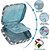baratos costura e tricô e crochê-58pcs kit de crochê iniciantes conjunto de crochê com fio de crochê, conjunto de agulha de crochê portátil ganchos de crochê ergonômicos ganchos de crochê de renda macia estojo de agulha de crochê de viagem completo suprimentos de crochê de tricô