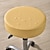 cheap Dining Chair Cover-Waterproof Round Bar Stool Covers Stretch Dining Chair Seat Slipcover Cushion Slipcover Elastic Soft and Washable for Wedding Party Wedding