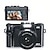 baratos Câmaras de Ação-câmera digital 4k 56mp tela de 3,0 polegadas câmera vlogging suporta zoom digital 16x e câmeras portáteis com foco automático para iniciantes