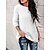 cheap Sweaters &amp; Cardigans-Women&#039;s Pullover Sweater Jumper Jumper Ribbed Knit Oversized Crew Neck Solid Color Daily Going out Stylish Casual Fall Winter Black White S M L
