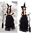 preiswerte Karnevalskostüme-Hexe Kleid Cosplay Kostüm Kostüm Erwachsene Damen Sexy Kostüm Party Halloween Halloween Maskerade Karneval Einfache Halloween-Kostüme
