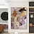 זול ציורים אבסטרקטיים-ציור שמן צבוע-Hang מצויר ביד אנכי מופשט טבע דומם עכשווי מודרני ללא מסגרת פנימית