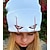 abordables Jouets et jeux-pennywise yeux effrayants horreur yeux de clown chapeau tricoté pull chaud chapeau hip-hop chapeau de laine halloween habiller