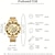 abordables Relojes de Cuarzo-Hombre Relojes de cuarzo Esfera Grande Reloj de Muñeca Esfera digital Hora mundial Decoración Acero Inoxidable Reloj
