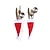 billige Samlefigurer-10 stk julepynt julehatter non-woven hatter julehatter kniv og gaffel sett jule vinflaske dekorasjoner