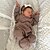 cheap Reborn Doll-19inch Newborn Baby Size Already Finished Reborn Baby Doll Laura 3D Skin Hand Detailed Painted Skin Visible Veins