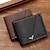 cheap Men&#039;s Bags-Men&#039;s Wallet Credit Card Holder Wallet PU Leather Shopping Daily Buttons Large Capacity Waterproof Lightweight Solid Color Black Brown Coffee