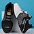 preiswerte Sneaker für Herren-Herren Sneaker Laufschuhe sportlich Polsterung Transparent Weich Unterstützung Wandern Laufen PU Leder Sommer Frühling Schwarz Weiß