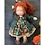abordables accesorios de fotomatón-Muñeca Waldorf de cuerpo de algodón, muñeca artista hecha a mano, mini muñeca de vestir diy (oso accesorio no incluido)