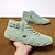 ieftine Încălțăminte manuală pentru bărbați-Bărbați Cizme Pantofi lucrați manual Pantofi de confort Drumeții Plimbare Epocă Casual În aer liber Zilnic Piele Cald Augmentare Înălțime Comfortabil Cizme / Cizme la Gleznă Dantelat Negru Alb