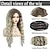 cheap Costume Wigs-Halloween Gifts Ombre Ash Blonde Curly Wig Long Wavy Wigs for White Women Fluffy Synthetic Wig 80s Chrismas Carnival Party Wig Costume for Women Big Volume Brown Shades Blonde