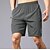 billige aktive shorts for menn-Herre Atletisk shorts Aktiv Shorts Casual shorts Snorer Elastisk midje Lomme med glidelås Helfarge Pustende Hurtigtørkende Kort Avslappet Daglig Ut på byen Stilfull Enkel Svart Blå Mikroelastisk