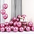 abordables Fournitures pour fêtes et fêtes-Ballons en latex de perle en métal brillant ballons à air gonflables en métal chromé épais décoration de fête 100/50/30/10 pièces