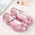 abordables Chaussures de princesse enfants-Fille Chaussures à Talons Chaussures habillées Chaussures de Demoiselle d&#039;Honneur Fille Chaussures de princesse Chaussures d&#039;école Paillette Portable Respirabilité Ne glisse pas Chaussures de