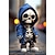 cheap Halloween Party Supplies-Cool Skeleton Figurines, 2024 New Halloween Skeleton Doll Resin Crafts Ornaments, Personalized Fashion Mini Cool Skeleton Figurines Decor Skeleton Man Resin Statue Doll For Home Office Desk Decor
