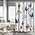 levne Sprchové závěsy-svěží květinový sprchový závěs s háčky koupelnový dekor voděodolný látkový sprchový závěs set s plastovými háčky v balení 12 kusů