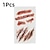 abordables Autocollants d&#039;Halloween-5 pièces halloween zombie cicatrices tatouages étanche avec fausse gale sang maquillage halloween décoration plaie effrayant sang blessure autocollant