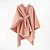 cheap Wearable Blanket-Solid Color Imitation Cashmere Big Slit Shawl Wearable Blanket