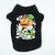 abordables Chaleco y Camisa Refrigerantes-Perros Gatos Camiseta Moda Fresco Impermeable Transpirable Suave Lavable Cómodo Exterior Víspera de Todos los Santos Casual Diario Ropa para perros for Bichón Frisé Pomerania Animal doméstico del