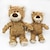 cheap Dog Toys-The Style Pet Plush Bear Toy Dog Bites And Makes Noise Three-Color Beggar Bear Toy