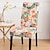 ieftine Husa scaun de sufragerie-husă pentru scaune de sufragerie cu flori la fermă husă pentru scaune elastice pentru scaun spandex husă lavabilă protector de bucătărie pentru sufragerie ceremonia de nuntă durabilă