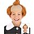abordables Perruques de déguisement-Perruque Munchkin à trois boucles, perruques de fête cosplay d&#039;halloween