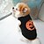 cheap Dog Clothes-Pet Clothing Dog Halloween  Dog T-shirt Pumpkin Skeleton BatT-shirt Breathable Soft Cotton Tank Top