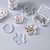 levne Úložiště a organizování-8ks/set plastová šperkovnice průhledná úložná nádobka náušnice korálky přenosné pouzdro na ručně vyráběné bižuterní doplňky