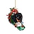 ieftine Decorațiuni de Crăciun-Ornament pentru agățat mașină pentru câine, breloc acrilic imprimat plat 2d, ornament acrilic opțional și accesorii pentru oglinda retrovizoare pentru mașină pachet de cadouri comemorative