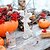 levne Osvětlení rekvizit na Halloween-cracker barel čarodějnice halloweenská dekorace duch s lucernou bez tváře socha ducha čarodějnice lampa pekelný posel držící lucernu socha realistické rekvizity s halloweenskou tématikou