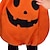 cheap Dresses-Kids Girls&#039; Dress Pumpkin Halloween pumpkin Sleeveless Performance Outdoor Casual Adorable Casual Costume Polyester Knee-length Casual Dress Fall Winter 3-10 Years Orange