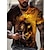 cheap Men&#039;s 3D Tee-Lion Casual Mens 3D Shirt | Black Summer Cotton | King Tee Graphic Animal Crew Neck Clothing Apparel 3D Print Outdoor Daily Short Sleeve Fashion Designer Vintage Dark