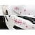 cheap Car Stickers-Cherry Blossom Floral Car Stickers Love Pink Car Tuning Styling Accessories