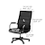 cheap Office Chair Cover-Waterproof Computer Office Chair Cover Stretch Rotating Gaming Seat Slipcover Elastic Corn Fleece Black Solid Color Soft Durable Washable