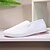 cheap Women&#039;s Sneakers-Women&#039;s Slip-Ons Canvas Shoes White Shoes Slip-on Sneakers Comfort Shoes Outdoor Daily Solid Color Summer Flat Heel Round Toe Casual Comfort Minimalism Canvas Loafer Black White Dark Blue