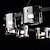 levne Kruhový design-stropní lustrová lampa černý křišťálový luxusní lustr moderní statek křišťálový lustr stropní svítidlo kompatibilní s obývacím pokojem foyer jídelna chodba ložnice 85-265v