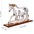 billiga Statyer-harts häststaty, hästprydnad dekorativ, häststaty hästfigurer djurmodell skrivbord ridsport springande häststaty hantverk modern dekoration