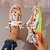 abordables Zapatillas de mujer-Mujer Zapatillas de deporte Zapatillas Canvas Tallas Grandes Zapatillas Canvas Zapatos Confort Exterior Geométrico Bloque de color Verano Tacón Plano Dedo redondo Moda Casual Zapatos para correr Tela